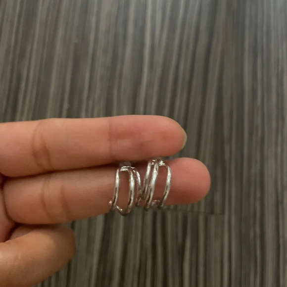 Fashion Women's 925 Geometric Earrings Ear Stud Dangle Drop Statement Jewelry - Picture 3 of 3